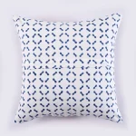 Home Decor Hand Block Print Cushion Cover Pink Floral - Image 5