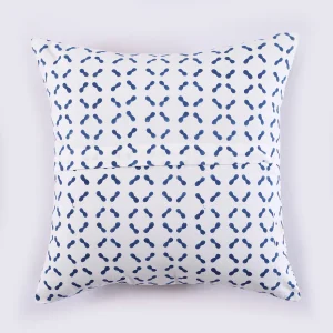 Home Decor Hand Block Print Cushion Cover Pink Floral - Image 5