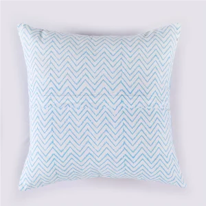 Home Sofa Decor Hand Block Floral Print Cotton Cushion Cover - Image 5