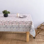 Home Table Decor Hand Block Print Cotton Fabric Table Cover