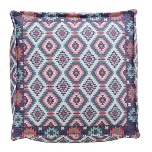 Ikat Hand Woven Ottoman Stool Pouf Covers - Image 3