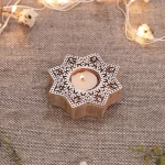 Indian Star Rangoli Shape Wooden Printing Block - Image 2