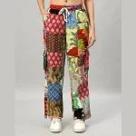 Oversized Shirt And Trousers Set Multi Patchwork - Image 6