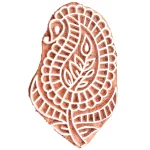 Paisley Decorative Blocks Art Motif Wood Block Stamp