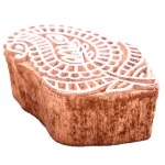 Paisley Decorative Blocks Art Motif Wood Block Stamp - Image 2