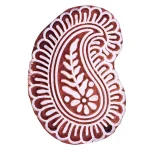 Paisley Hand Carved Stamp Textile Decorative Wood Block