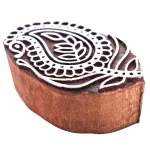 Paisley Printing Block Textile Stamp - Image 2