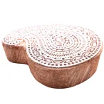 Paisley Scrapbook Stamp Blocks Wooden - Image 2