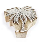 Palm Tree Indian Wooden Block Textile Printing - Image 2