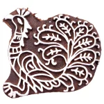 Peacock Printing Hand Block Wooden Stamp