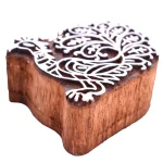 Peacock Printing Hand Block Wooden Stamp - Image 2