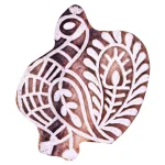 Peacock Wooden Textile Stamps