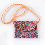 Purple Banjara Embroidery Clutch Bag - Image 2