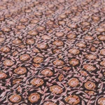 Red And Black Floral Printed Kantha Quilt King Size Bed Cover - Image 4