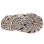 Textile Big Wooden Stamps Floral Designed