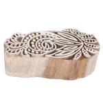Textile Big Wooden Stamps Floral Designed - Image 2