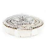 Traditional Floral Designed Hand Carved Textile Stamp - Image 3