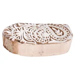 Traditional Paisley Printing Wood Block Stamp - Image 2
