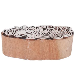 Traditional Paisley Printing Wood Block Stamp - Image 4