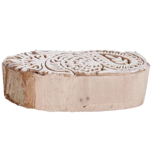 Traditional Paisley Printing Wood Block Stamp - Image 3