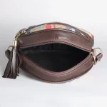 Women Fashion Cotton Jacquard Fabric Handbag - Image 9