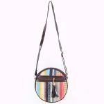 Women Fashion Cotton Jacquard Fabric Handbag - Image 6