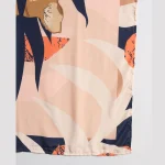 Women's Casual Lion Print Crepe Silk Scarf 40" - Image 5