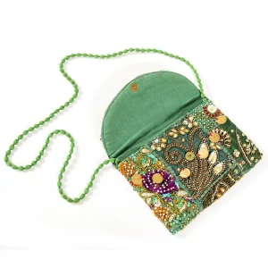 Women's Cocktail Party Coin Purse Green Color - Image 2