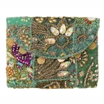Women's Cocktail Party Coin Purse Green Color - Image 3