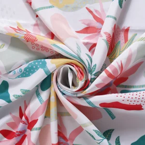Women's Soft Crepe Silk Scarf Floral Print Hijab - Image 3