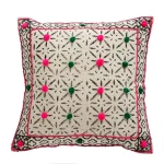 18" Hand Block Printed Rugs Cushion Cover - Image 3