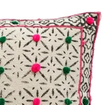18" Hand Block Printed Rugs Cushion Cover - Image 6