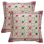 18" Hand Block Printed Rugs Cushion Cover - Image 2