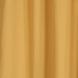 2 PC Indian Soft Cotton Solid Gold Curtains Home Decor - Image 4