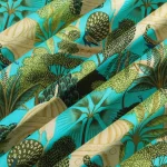5 Yard Peacock Garden Print Fabric Cotton Dress Material - Image 2