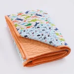 70" Luxury Patchwork Machine Quilted Cotton Throw - Image 2