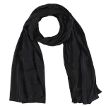 72" Neck Wraps Black Chiffon Dupatta - Image 4