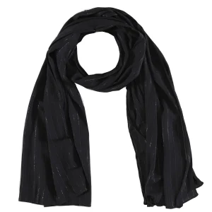72" Neck Wraps Black Chiffon Dupatta  - Image 4
