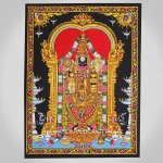 Lord Tirupati Balaji Tirumala Venkateswara Indian Wall Hanging Decor Tapestry
