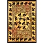 Yellow Elephant Mandala Printed Office/Home/Room/Hall Decor Poster - Image 2