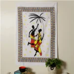 African Culture Tribal Dance Cotton Poster