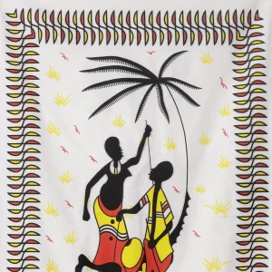 African Culture Tribal Dance Cotton Poster - Image 4