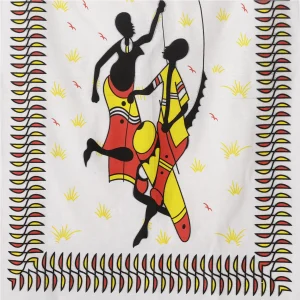 African Culture Tribal Dance Cotton Poster - Image 5