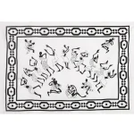 Antique African Culture Tribal Dance Cotton Tapestry - Image 2