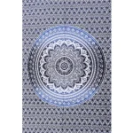 Beautiful Black Ombre Mandala Print Tapestry - Image 2