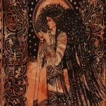 Beautiful Gothic Angel Fairy Tapestry - Image 3
