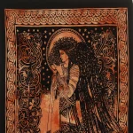 Beautiful Gothic Angel Fairy Tapestry - Image 4