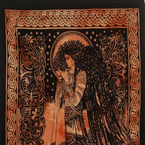 Beautiful Gothic Angel Fairy Tapestry - Image 4