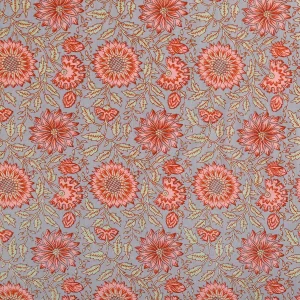 Beautiful Sunflower Printed Cotton Fabric - Image 4
