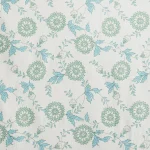 Beautiful White Floral Printed Loose Fabric - Image 4